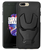 VAKIBO 3D IronMan Mask Avengers Edition Soft Flexible Silicon TPU Back Cover Case For OnePlus 5