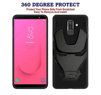 VAKIBO 3D IronMan Mask Avengers Edition Soft Flexible Silicon TPU Back Cover Case For Samsung Galaxy J8 2018