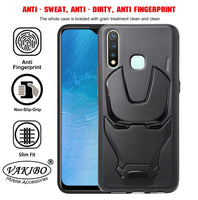 VAKIBO 3D IronMan Mask Avengers Edition Soft Flexible Silicon TPU Back Cover Case For Vivo Y19