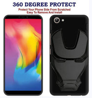 VAKIBO 3D IronMan Mask Avengers Edition Soft Flexible Silicon TPU Back Cover Case For Vivo Y71