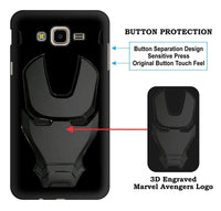 VAKIBO 3D IronMan Mask Avengers Edition Soft Flexible Silicon TPU Back Cover Case For Samsung Galaxy J2 (J200) J2 2015