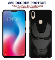 VAKIBO 3D IronMan Mask Avengers Edition Soft Flexible Silicon TPU Back Cover Case For Vivo V9