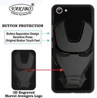 VAKIBO 3D IronMan Mask Avengers Edition Soft Flexible Silicon TPU Back Cover Case For Vivo Y71