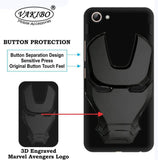 VAKIBO 3D IronMan Mask Avengers Edition Soft Flexible Silicon TPU Back Cover Case For Vivo Y71