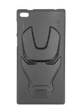 VAKIBO 3D IronMan Mask Avengers Edition Soft Flexible Silicon TPU Back Cover Case For Lenovo Tab 7 7304F ( Namo E Tab)