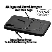 VAKIBO 3D IronMan Mask Avengers Edition Soft Flexible Silicon TPU Back Cover Case For Apple Iphone XR