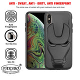 VAKIBO 3D IronMan Mask Avengers Edition Soft Flexible Silicon TPU Back Cover Case For Apple Iphone XR