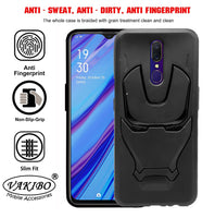 VAKIBO 3D IronMan Mask Avengers Edition Soft Flexible Silicon TPU Back Cover Case For Oppo A9