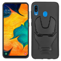 VAKIBO 3D IronMan Mask Avengers Edition Soft Flexible Silicon TPU Back Cover Case For Samsung Galaxy A30