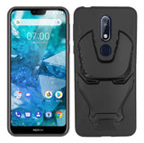 VAKIBO 3D IronMan Mask Avengers Edition Soft Flexible Silicon TPU Back Cover Case For Nokia 7.1